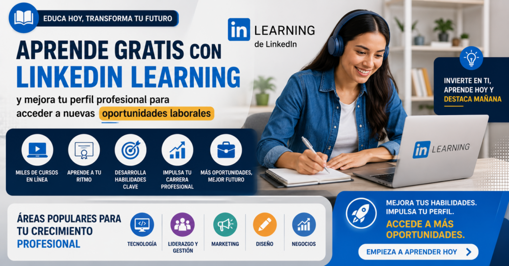 📖 Aprende gratis con LinkedIn Learning